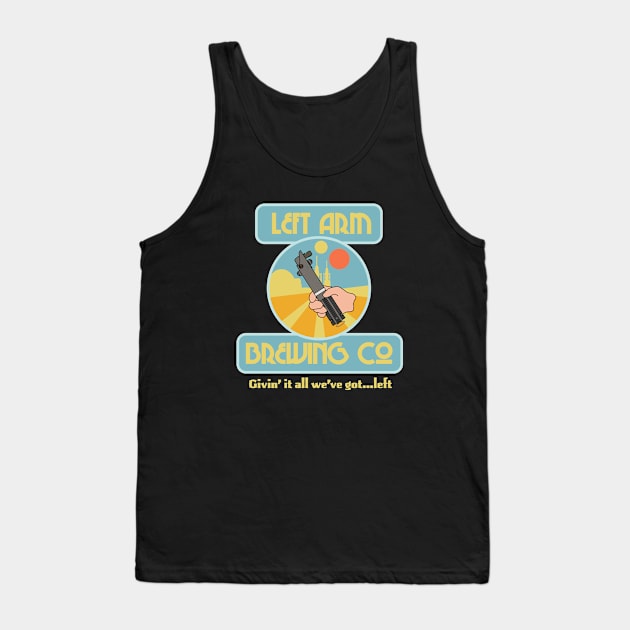 Left Arm Brewing Tank Top by wanderlust untapped